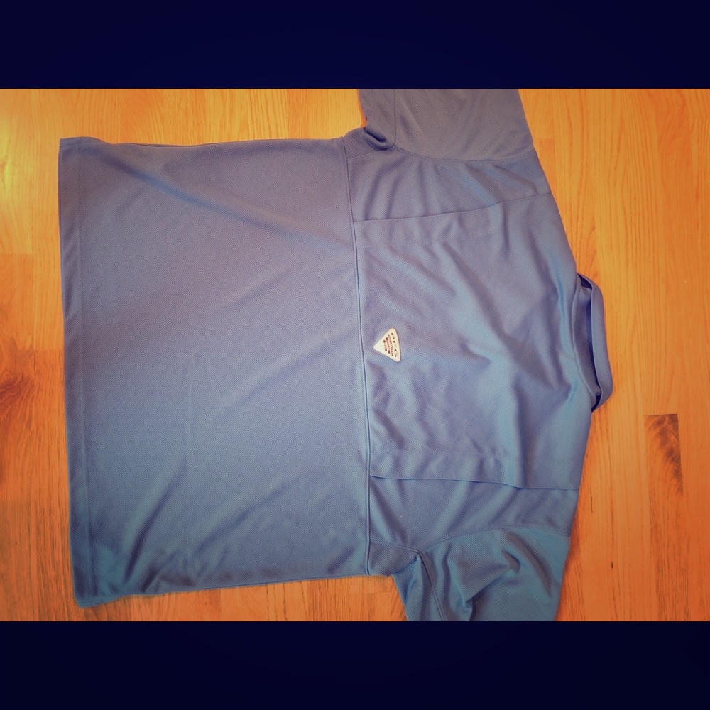 Men’s Columbia PFG short sleeve polo shirt